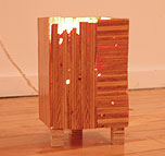 bomba ply gap lamp by christopher robbins